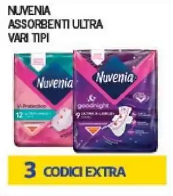 Euroesse NUVENIA ASSORBENTI ULTRA VARI TIPI offerta