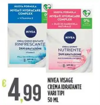 Euroesse NIVEA VISAGE CREMA IDRATANTE VARI TIPI 50 ML offerta