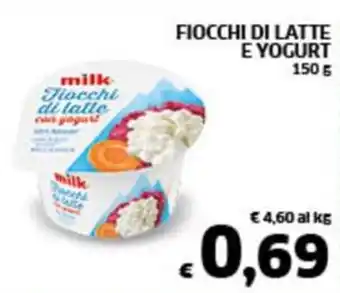 Ecu Discount FIOCCHI DI LATTE E YOGURT 150 E YOGURT offerta