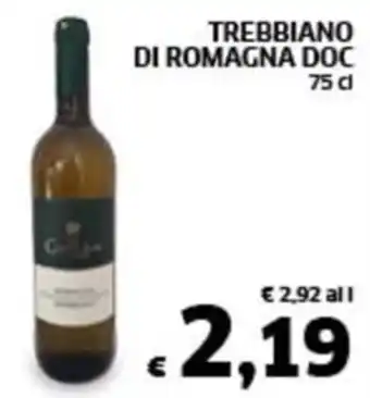 Ecu Discount TREBBIANO DI ROMAGNA DOC 75 cl offerta