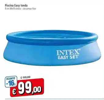 DPiù Piscina Easy tonda offerta