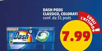 PENNY DASH PODS CLASSICO, COLORATI conf. da 31 pods offerta