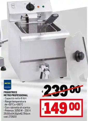 Metro FRIGGITRICE METRO PROFESSIONAL offerta
