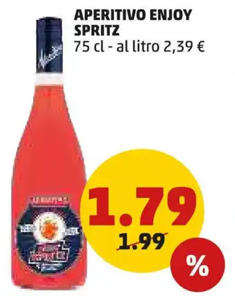 PENNY APERITIVO ENJOY SPRITZ 75 cl - al litro offerta