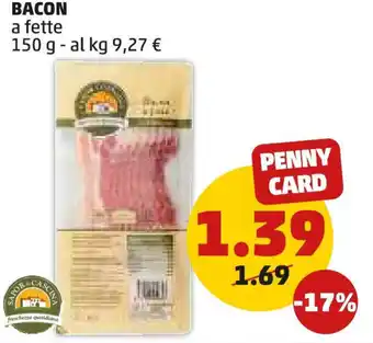 PENNY BACON a fette 150 g offerta