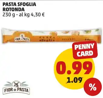 PENNY PASTA SFOGLIA ROTONDA 230 g offerta