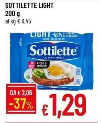 Galassia SOTTILETTE LIGHT 200 g offerta