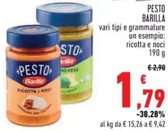 Conad City PESTO BARILLA 190 g offerta