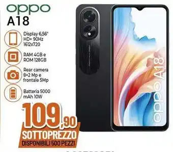 Expert oppo A18 offerta