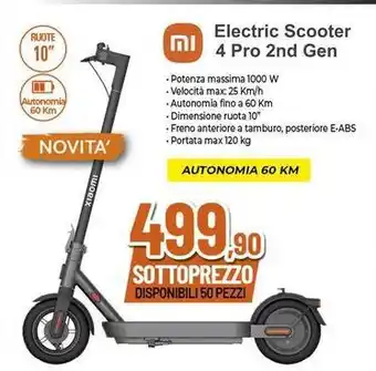Expert Electric Scooter 4 Pro 2nd Gen offerta
