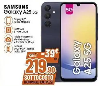 Expert SAMSUNG Galaxy A25 5G offerta