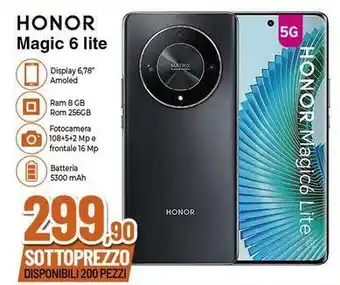 Expert HONOR Magic 6 lite offerta