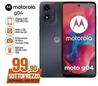 Expert motorola g04 offerta