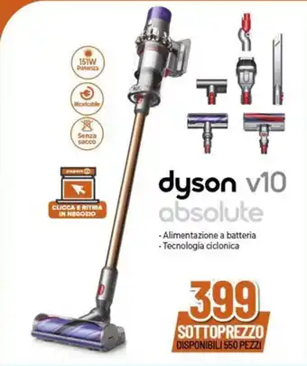 Expert dyson v10 absolute offerta