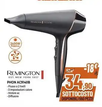 Expert REMINGTON PHON AC9140B offerta