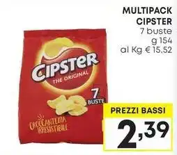 Pam MULTIPACK CIPSTER 7 buste g154 offerta