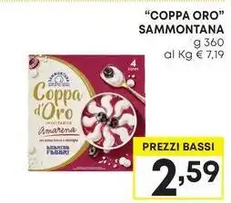 Pam "COPPA ORO" SAMMONTANA g 360 offerta