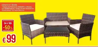 GARDEN SET BROWN