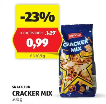 ALDI SNACK FUN CRACKER MIX 300 g offerta