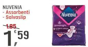 Supermercati Dok NUVENIA - Assorbenti - Salvaslip offerta