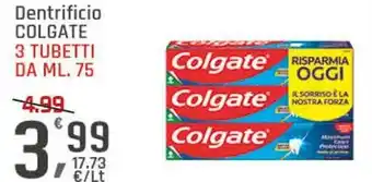 Dentrificio COLGATE 3 TUBETTI DA ML. 75