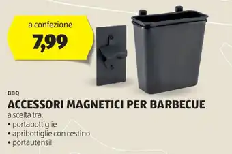 ALDI BBQ ACCESSORI MAGNETICI PER BARBECUE offerta