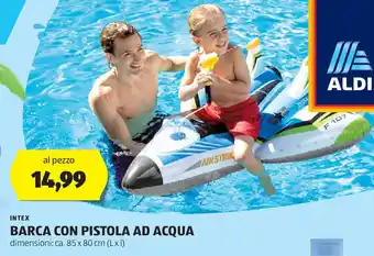 ALDI INTEX BARCA CON PISTOLA AD ACQUA offerta