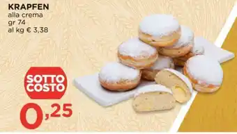 Alì Supermercati KRAPFEN alla crema gr 74 offerta