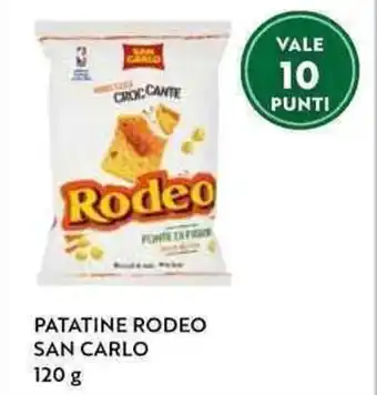 Il Gigante PATATINE RODEO SAN CARLO 120 g offerta