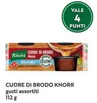 Il Gigante CUORE DI BRODO KNORR gusti assortiti 112 g offerta