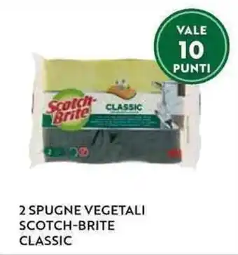 2 SPUGNE VEGETALI SCOTCH-BRITE CLASSIC