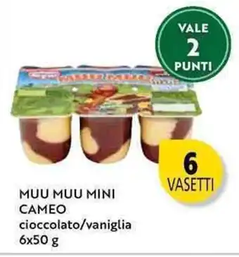 Il Gigante MUU MUU MINI CAMEO cioccolato/vaniglia 6x50 g offerta