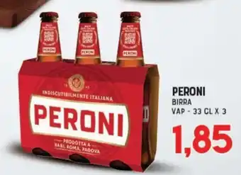 Gran Risparmio PERONI BIRRA VAP - 33 CL X 3 offerta