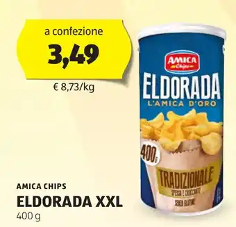 ALDI AMICA CHIPS ELDORADA XXL 400 g offerta