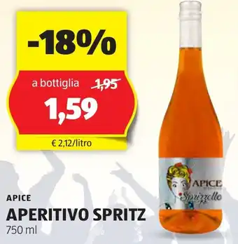 ALDI APICE APERITIVO SPRITZ 750 ml offerta