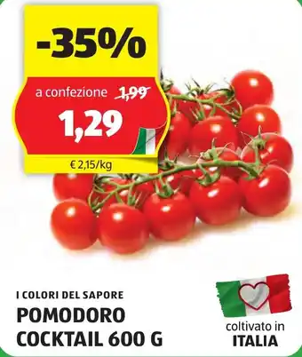 ALDI I COLORI DEL SAPORE POMODORO COCKTAIL 600 G offerta