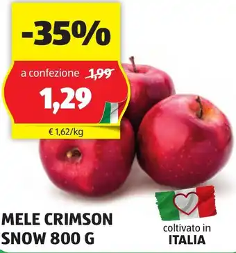 ALDI MELE CRIMSON SNOW 800 G offerta