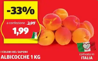 ALDI I COLORI DEL SAPORE ALBICOCCHE 1 KG offerta