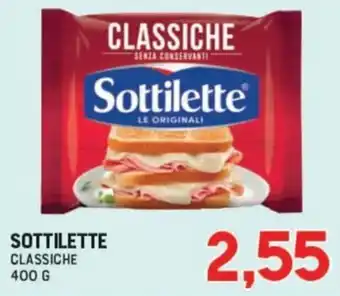 Gran Risparmio SOTTILETTE CLASSICHE 400 G offerta