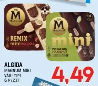 ALGIDA MAGNUM MINI VARI TIPI 6 PEZZI