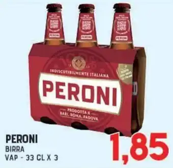 Gran Risparmio PERONI BIRRA VAP - 33 CL X 3 offerta