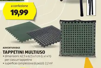 ALDI ADVENTURIDGE TAPPETINI MULTIUSO offerta