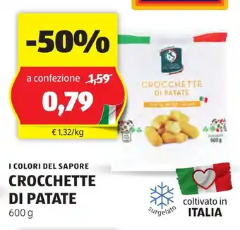 ALDI I COLORI DEL SAPORE CROCCHETTE DI PATATE 600 g offerta