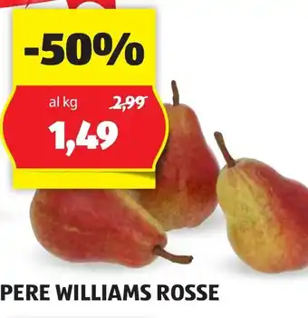 ALDI PERE WILLIAMS ROSSE offerta