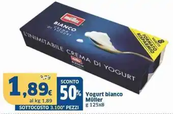 Sigma Yogurt bianco Müller g 125 x 8 offerta