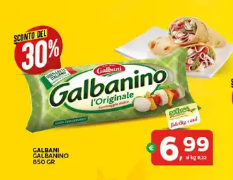 Extra Supermercati GALBANI GALBANINO 850 GR offerta