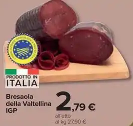 Carrefour Market Bresaola della Valtellina IGP offerta