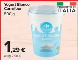 Carrefour Market Yogurt Bianco Carrefour 500 g offerta