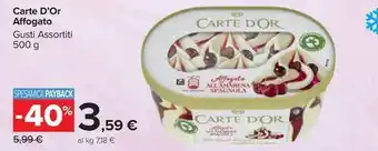 Carrefour Market Carte D'Or Affogato Gusti Assortiti 500 g offerta