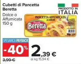 Carrefour Market Cubetti di Pancetta Beretta offerta